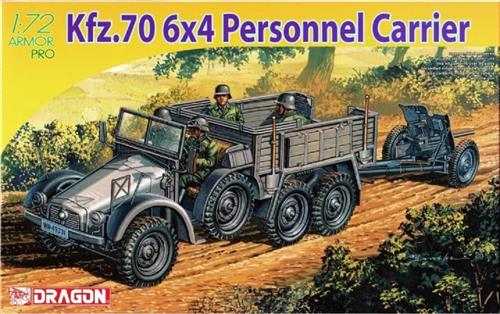 1:72 Dragon 7377 Krupp Prtoze Kfz. 70 6x4 Personnel Carrier Plastic Modelbouwpakket