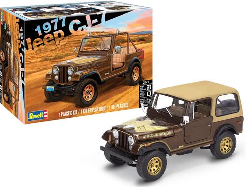 1:24 Revell 14547 1977 Jeep CJ-7 - Amerikaanse Auto Plastic Modelbouwpakket