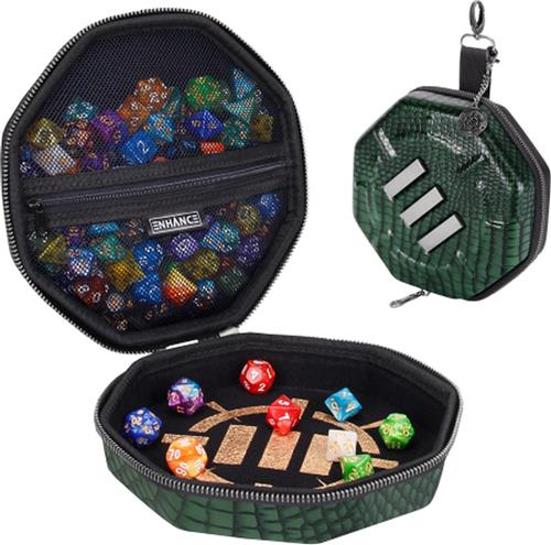 Enhance - Dice Tray & Case Collector's Edition (Green) - Dobbelsteenkoffer en Speelbord in 1