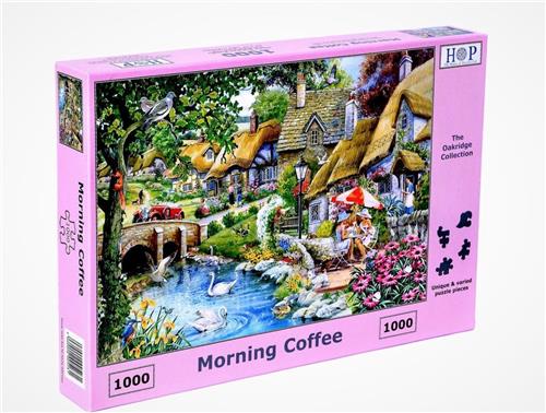 House of Puzzles Morning Coffee - 1000 Piece Jigsaw Puzzle