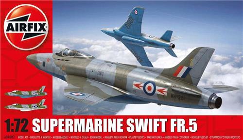 1:72 Airfix 04003 Supermarine Swift FR.5 Straaljager Plastic Modelbouwpakket