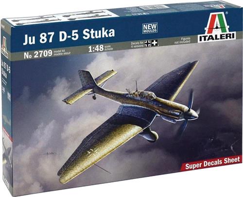 1:48 Italeri 2709 Junkers Ju 87 Stuka - Ju 87 D-5 Stuka Plastic Modelbouwpakket