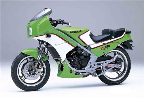 1:12 Hasegawa 21512 Kawasaki KR250 BK12 Motor Plastic Modelbouwpakket