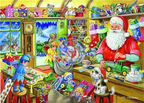 No.5 - Santa's Workshop Puzzel 1000 Stukjes