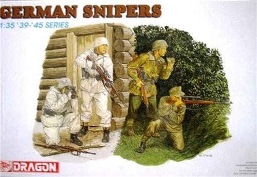 1:35 Dragon 6093 German Snipers - Figures Plastic Modelbouwpakket