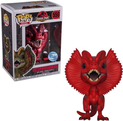 Funko Pop! Movies: Jurrassic Park - Dilophosaurus RED (only at Target) Exclusive [7.5/10]