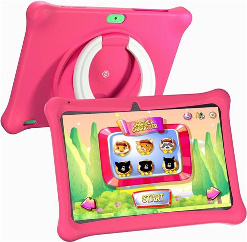 Equivera Kindertablet - Tablet voor Kinderen - Educatieve Tablet - Spelletjes - Ouderlijk Toezicht