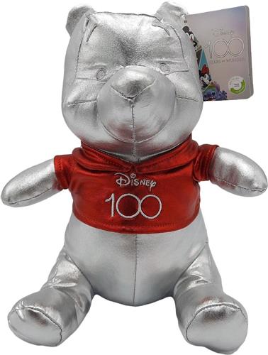 Disney 100 Year Platinum Pooh Beer knuffel 30 cm