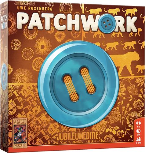 999 Games - Patchwork - Jubileumeditie - Bordspel - Voor 2 spelers - Gezelschapsspel - Kerstcadeau