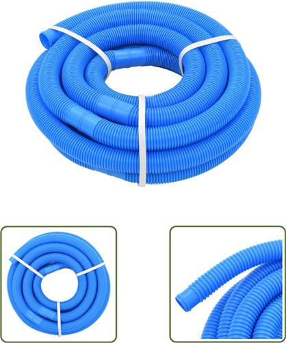 The Living Store Zwembadslang - 9.9m - 32mm - LDPE - Blauw