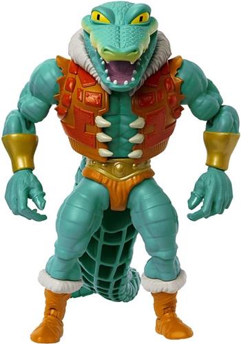 Mattel Motu X Tmnt: Turtles Of Grayskull Deluxe Action Leatherhead 14 Cm Figuur Groen