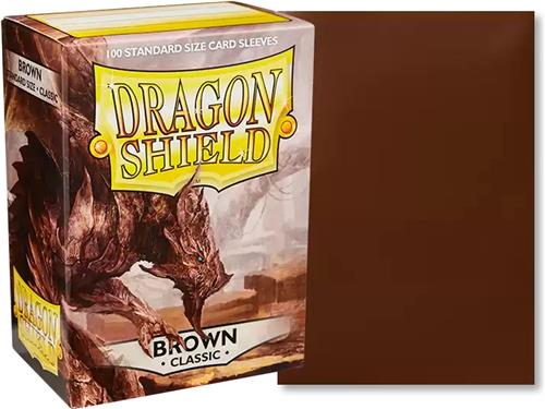 Dragon Shield Card Sleeves: Standard Brown (63x88mm) - 100 stuks