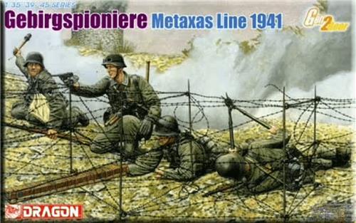 1:35 Dragon 6538 Gebirgspioniere Metaxas Line 1941 - Figures Plastic Modelbouwpakket