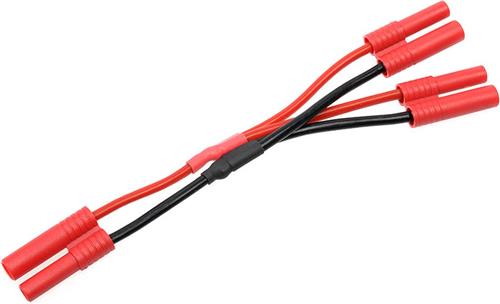 Revtec - Power Y-kabel - Parallel - 4.0mm Goudconnector - 14AWG Siliconen-kabel - 12cm - 1 st