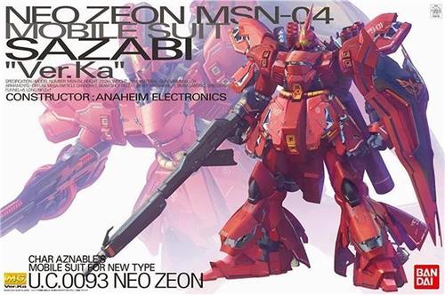 MSN-04 Sazabi Ver.Ka MG 1/100  - Gundam Bandai Gunpla