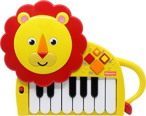 Fisher-Price Piano Leeuw - Interactief speelgoed - Spelend Leren - Kinderliedjes  Muziekinstrument  voor kinderen vanaf 1 jaar