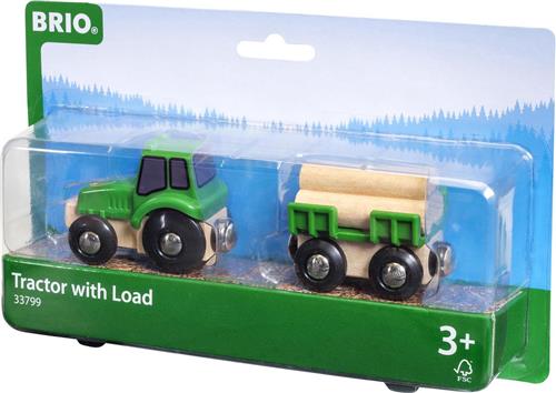 BRIO Tractor met aanhanger - 33799