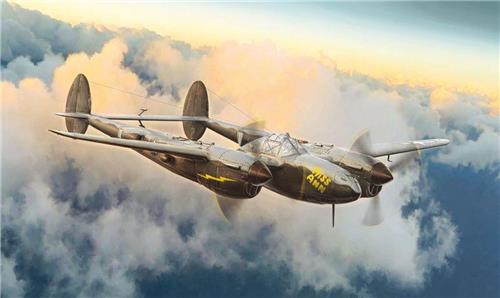 1:72 Italeri 1446 P-38J Lightning Plastic Modelbouwpakket