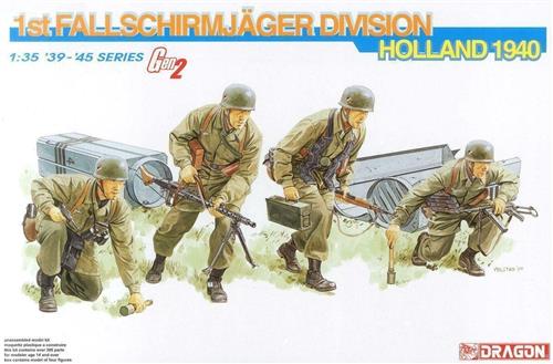 1:35 Dragon 6276 German Paras Holland 1940 Plastic Modelbouwpakket