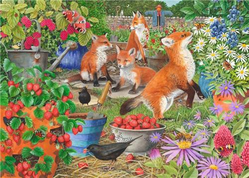 House of Puzzles Foxy Ladies - 1000 Piece Jigsaw Puzzle