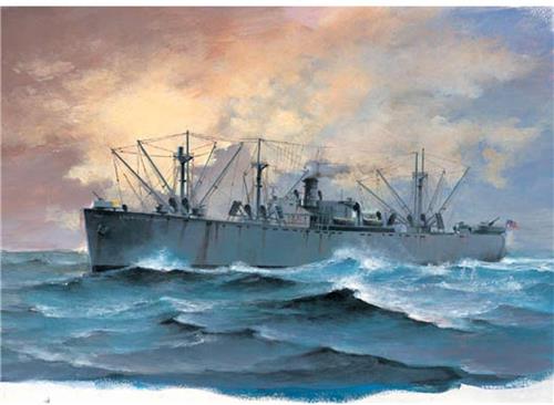 1:700 Trumpeter 05755 SS Jeremiah OBrien Liberty Ship Plastic Modelbouwpakket