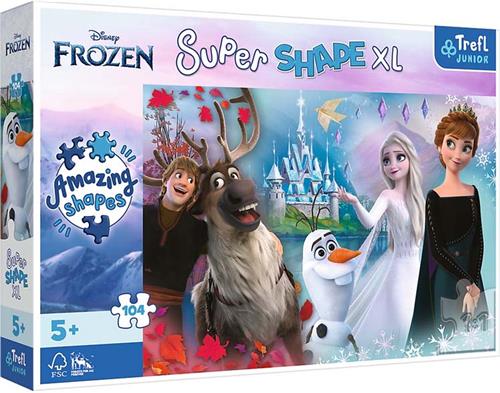 Trefl Trefl 104XL - De wereld van Anna en Elsa is leuk / Disney Fro