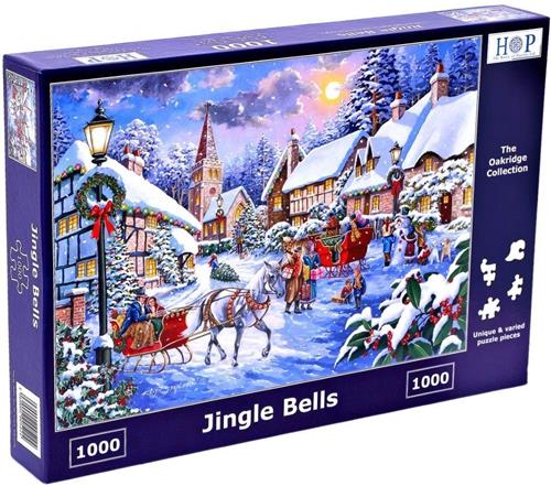 House of Puzzles Jingle Bells - 1000 Piece Jigsaw Puzzle