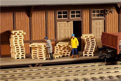 Faller - Pallets - modelbouwsets, hobbybouwspeelgoed voor kinderen, modelverf en accessoires