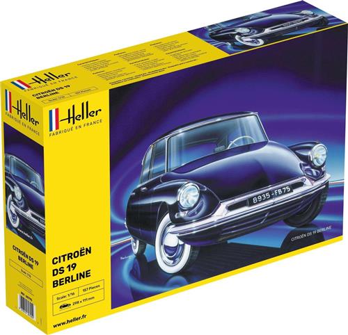 1:16 Heller 80795 Citroen DS 19 Plastic Modelbouwpakket