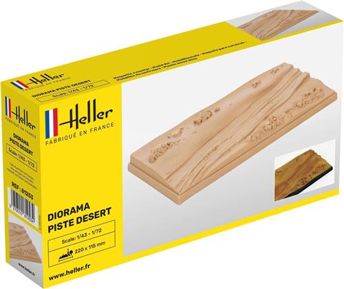 1:43 + 1:72 Heller 81253 Piste Desert - Diorama - Scene Accessoires set