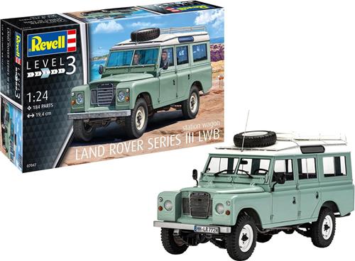 1:24 Revell 07047 Land Rover Series III Plastic Modelbouwpakket