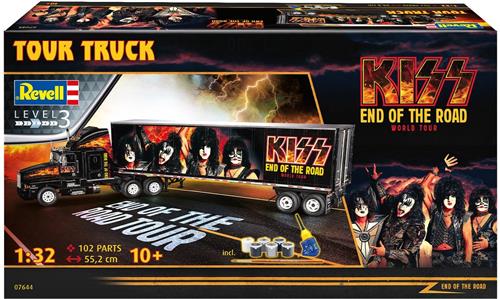 1:32 Revell 07644 KISS Tour Truck - Gift Set Plastic Modelbouwpakket