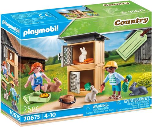 PLAYMOBIL Gift set "Konijnenvoeding" - 70675