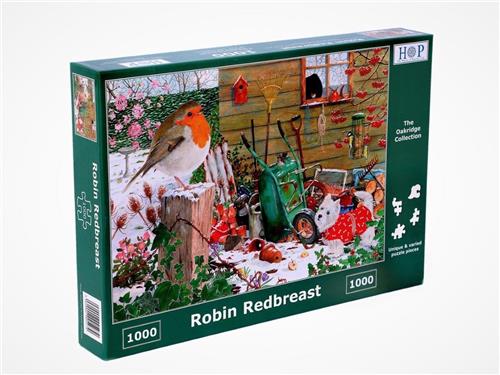 House of Puzzles Robin Redbreast - 1000 Piece Jigsaw Puzzle