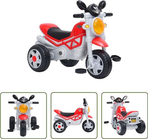 The Living Store Kindertrike - Rood - Kunststof - 68.5 x 40.5 x 54 cm - 25 kg draagvermogen