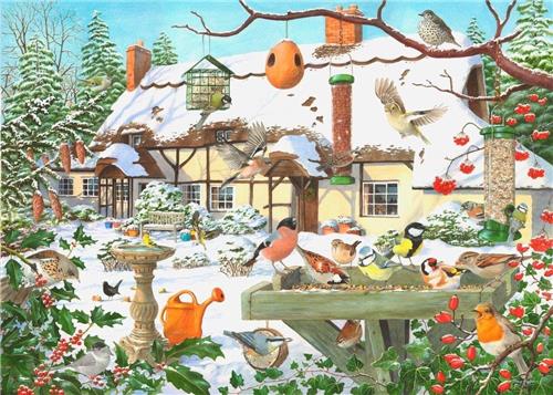 House of Puzzles Cold Buffet - BIG 500 Piece Jigsaw Puzzle