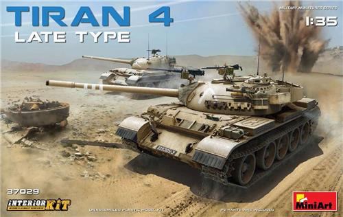 1:35 MiniArt 37029 Tiran 4 late type  with Interior Kit Plastic Modelbouwpakket