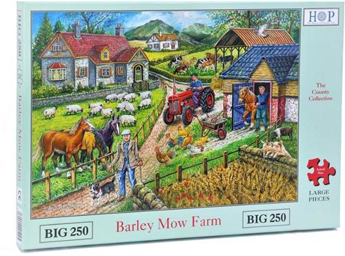 House of Puzzles Barley Mow Farm - BIG 250 Piece Jigsaw Puzzle