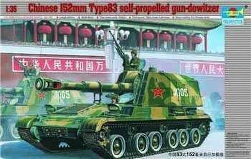 Trumpeter - 1/35 Chinese 152mm Type83 Self-propelled Gun-howitzer - Trp00305 - modelbouwsets, hobbybouwspeelgoed voor kinderen, modelverf en accessoires