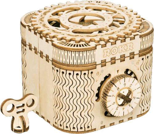 ROBOTIME ROKR Treasure Box - houten Schatkist Modelbouw - 3D puzzel