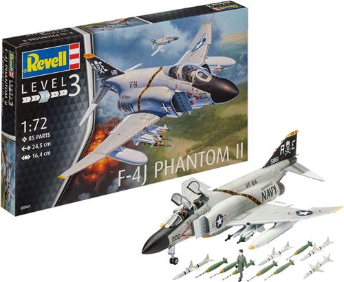 1:72 Revell 03941 F-4J Phantom II Plastic Modelbouwpakket