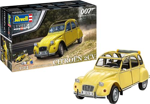 1:24 Revell 05663 James Bond 007 - Citroen 2 CV - Geschenkset Plastic Modelbouwpakket