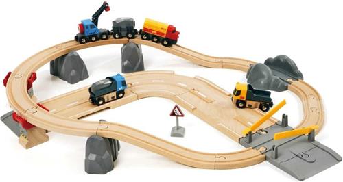 BRIO Spoor en Weg Transportset - 33210