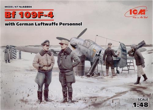 ICM Bf 109F-4 with German Luftwaffe Personnel + Ammo by Mig lijm