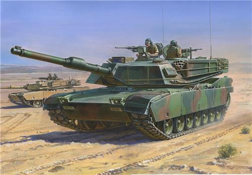 Zvezda - Abrams M1 A1 (Zve7405) - modelbouwsets, hobbybouwspeelgoed voor kinderen, modelverf en accessoires