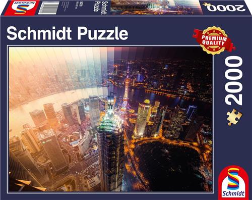 Schmidt puzzel Day and Night, Time slice - 2000 stukjes - 12+