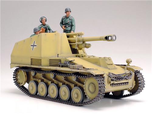 Tamiya German Self-Propelled Howitzer Wespe 'Italian Front'  + Ammo by Mig lijm