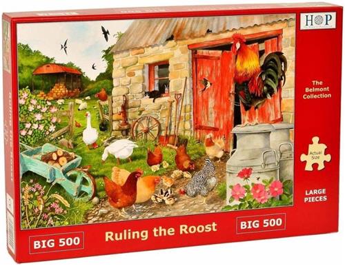 House of Puzzles Ruling The Roost - BIG 500 Piece Jigsaw Puzzle