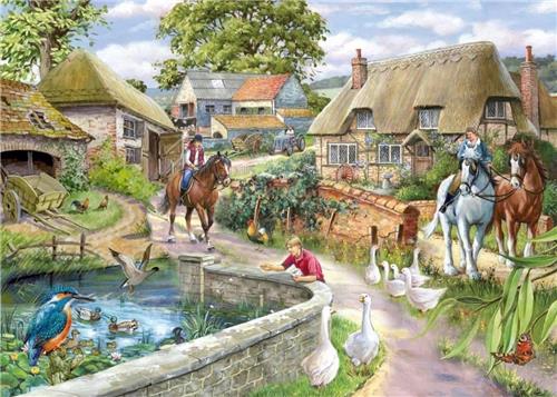 House of Puzzles Bridle Path - 1000 Piece Jigsaw Puzzle