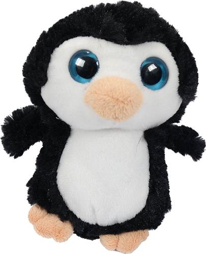 PIA Soft Toys - Pluche Knuffeldier Pinguin met grote ogen - 16 cm